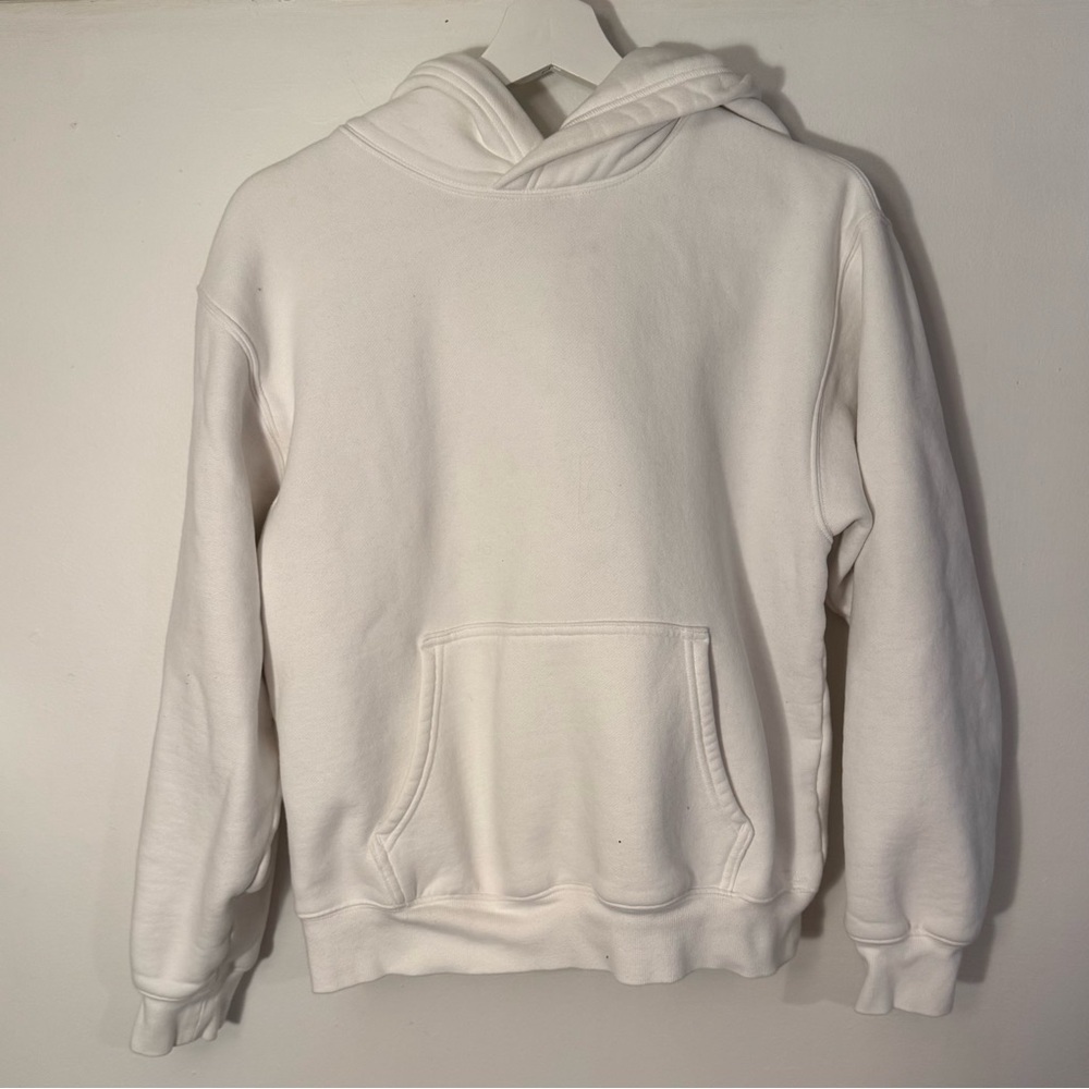 Aritzia Perfect Fit White Hoodie unisex